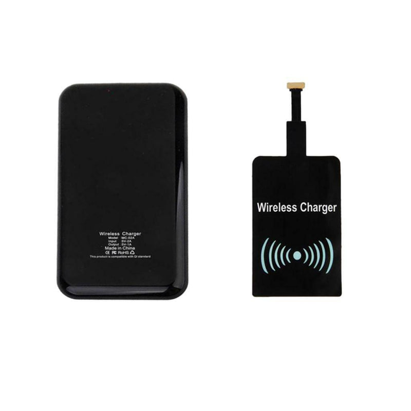 Universal Qi Wireless Charger w/Micro USB Receiver Module for Phone Tablet