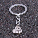 3x/Set Heart Pendant Friendship KeyRings Chains Keychains Family NPft Natural Gw