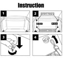 2* Car Auto Rear Trunk Envelope Cargo Net Tie Down Hook Ring Loop Hanging Useful