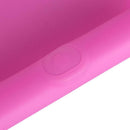 Rubber Silicone Case Cover Clear Screen Protector for Nintendo 2DS (Pink)