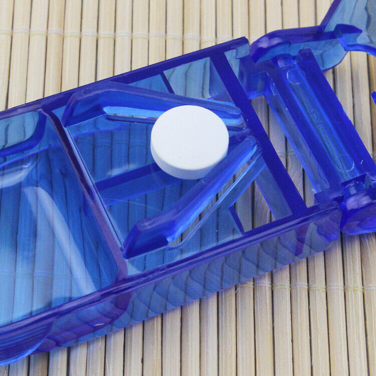 Rectangular cutting device Pill Boxes Holder Medicine Storage Organizer V9W4