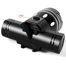Bicycle Front Headlight T6 Rechargeable USB Bike Head Light Headlight Torch