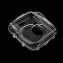 Crystal Hard PVC Cover with Removable Rainbow Shoulder Strap, Clear