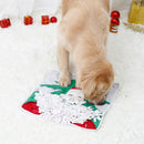 Pet Supplies Dog Training Santa Claus Sniffing Mat Christmas Toys Nose Pad