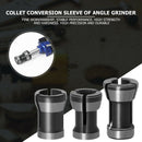 3pcs Carbon Steel Collet Chucks for Engraving Trimming Machine Converter