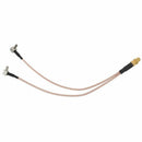 8 inch SMA Female to Y type 2 X TS9 Angle Male Connector Splitter Combiner  R6S3