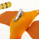 2x Artificial Foam Birds on Clip for Arts and Crafts Decoration Accessories