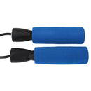 Adjustable Sports Skipping Rope Fitness Ball Bearing Jumping Rope (Blue)