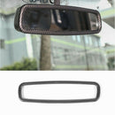 Carbon Fiber Interior Rearview Mirror Cover Trim for Ford F150 F-150 2015-2