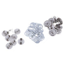 10 Sets Magnetic Snaps Purse Clasp Closures Buttons Bag Accessories 14+16mm