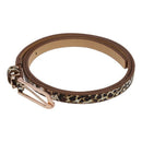 Fashion Lady Women Waistband Pu Leather Belt (Leopard) I1Z7