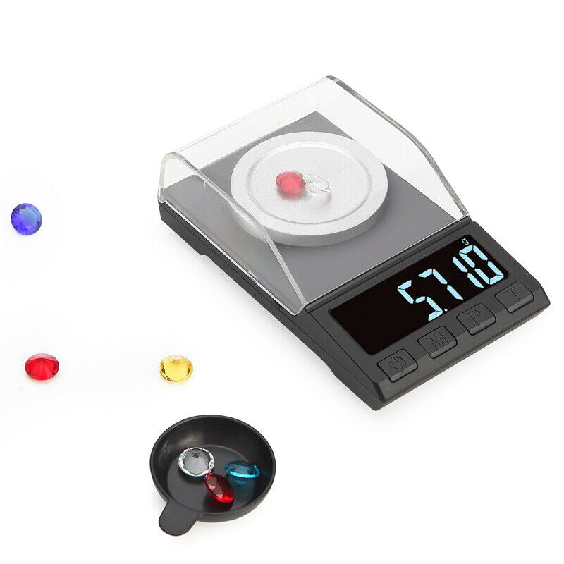0.001G Precision Electronic Scales Digital Weighing Gem Jewelry Diamond Sca A5W9