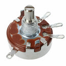 WTH118 22K ohm Single Turn Rotary Linear Taper Carbon Potentiometer Pot w K