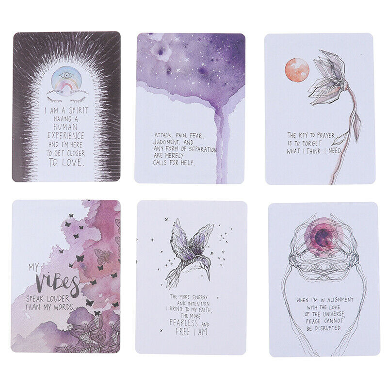 Universe Oracle Cards Deck Mysterious Tarot Cards Divination Fate Board Game Hn