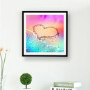Full drill DIY Diamond Painting Love Beach Embroidery Cross Stitch Home Decor â„–[