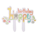 8pcs/Lot Children Kids Happy Birthday Party Cupcake Toppers Cake Bake Decor