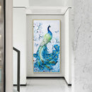 Peacock Diamond Painting Embroidery 5D Full Round Drill DIY Animal Picture