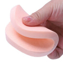 Oval Shape Face Makeup Face Wash Sponge Cleaner Puff Color random (Pink, ye E7P6