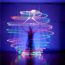 Pro LED Multi-Colour Glow POI Thrown Balls Light up For Belly Dance Hand Props