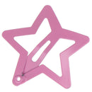 6Pcs Star Shape Metal Children Snap Hair Clips Barrettes Girls Cute Hair JR