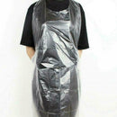 100 x Polyethylene PE Disposable Apron Hair Salon Kitchen Cleaning Aprons