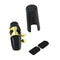 Plastic Soprano Sax Mouthpiece with Metal Cap Buckle Reed Mouthpiece Patche
