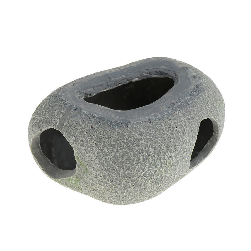 Reptile Stone Cave Lizards Turtle Basking Platform for Aquarium Terrarium L