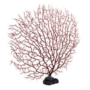 9" Height Red Plastic Coral Decoration for Aquarium Fish Tank V6A9