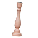 Candlestick Pillar Candle Stand Tealight Holder for Dinner Party-Pink-L