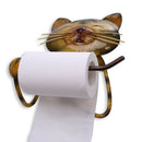 Cat Towel Rack Retro Toilet Paper Holder Bathroom Storage Rack Hanger Shelf A2E9