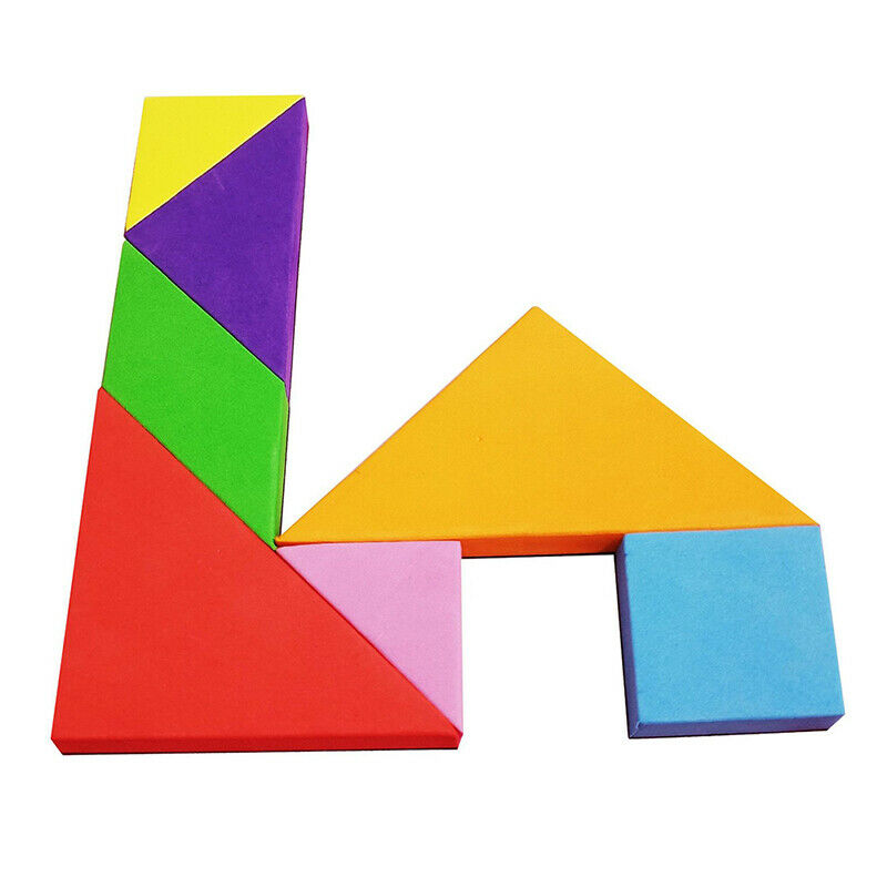 Magnetic Puzzle Tangram Game Learning Educational Drawing Board Games WoodeSEAU