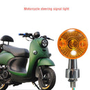 4 Pcs Chrome Universal Motorcycle Turn Signal Indicator Amber Blinker Lights