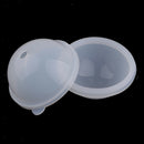 Silicone 100mm Sphere Ball Mould Mold + Real Dried Flower for DIY Ornament