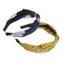 Boho Wide Headband Knot Turban Hair Hoop Wrap For Women Flower,Stripe,Polka Dot