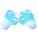 Controller cover protective case for replacement silicon blue-white cover f