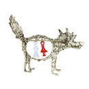 Cute Cartoon Wolf Hat Shape Breastpin for Women Hollow Out Brooches Jewelry A