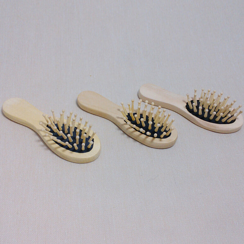 Prevalent Wooden Natural Bamboo Hair Vent Brush Keratin Care Massager Comb A Gw