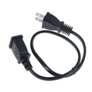 1Pc US outlet saver power extension cord cable 2 prong 2 export 50cm JR BX