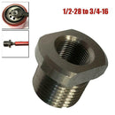 Stainless Steel 1/2-28 to 3/4-16 Threaded Oil Filter Adapter U7W0