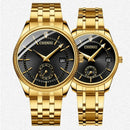 Chenxi Hot Fashion Creative Watches Women Men Quartz Watch Golden Lovers' W