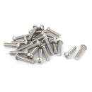 1/4 Inch-20x1 Inch Hex Socket Button Head Bolts Screws 25 Pcs