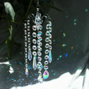Crystal Prisms Wind Chimes Hanging Chandelier Chimes Home Hanging Decoration Hn