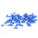 high quality 50 pcs blue male female bullet connector crimp terminals wiring  Z