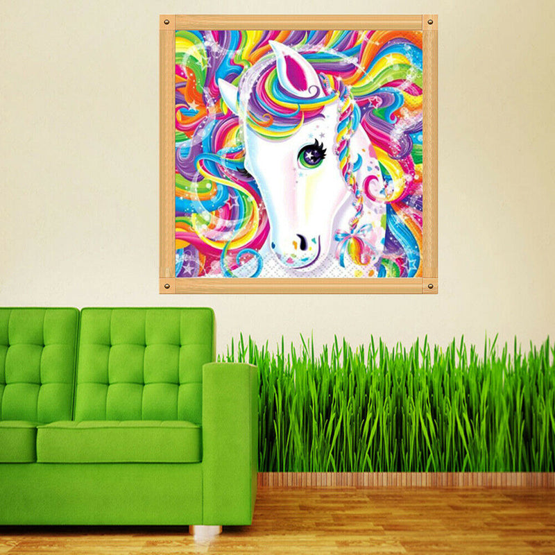 Full Drill Horse Painting 5D Diamond Mosaic Embroidery DIY Cross Stitch Kit