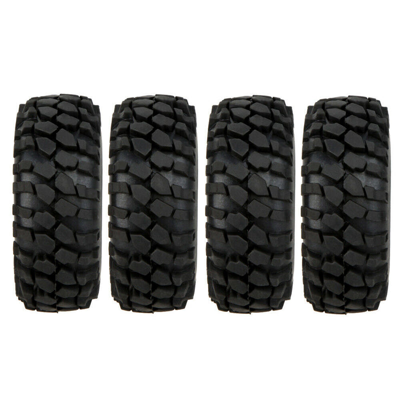 4x RC 1:10 Off-road Car Rubber Tyre&Plastic Wheel Rims for RC4WD D90 D110