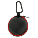 Clip-on Cue Ball Case for Regulation Billiard Ball - easy to carry - Red & Black
