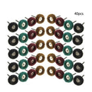 40PCS Abrasive Wheel Buffing Polishing Wheel Set 22- 25mm For Rotary To SWG