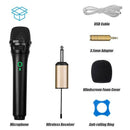 Wireless Dynamic Microphone, UHF Cordless Microphone System with Portable R F8Q4