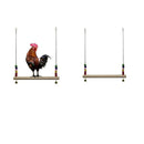 2x Chicken Swing Perch Stand for Chicken Rooster Large Birds Parrots Canary
