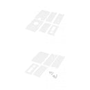 2 Sets Acrylic Remium Clear Case Box Shell Enclosure For Raspberry Pi 2/ B+